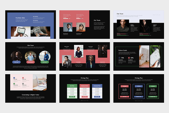 Cilea : Annual Report Keynote in Keynote Templates - product preview 9