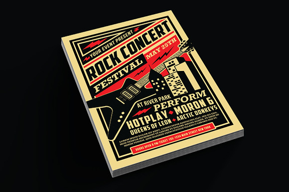 Rock Concert Festival in Flyer Templates - product preview 1