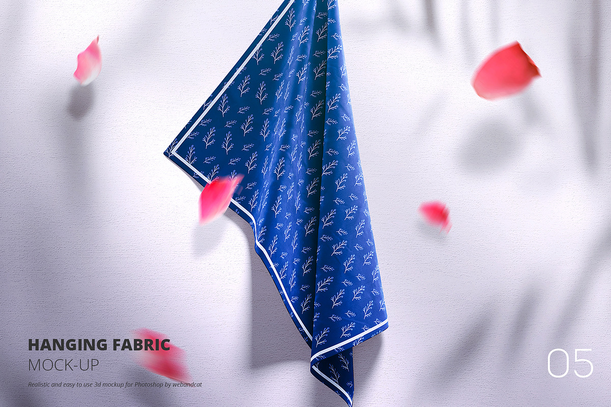 Hanging Fabric Mockup in Print Mockups - product preview 8