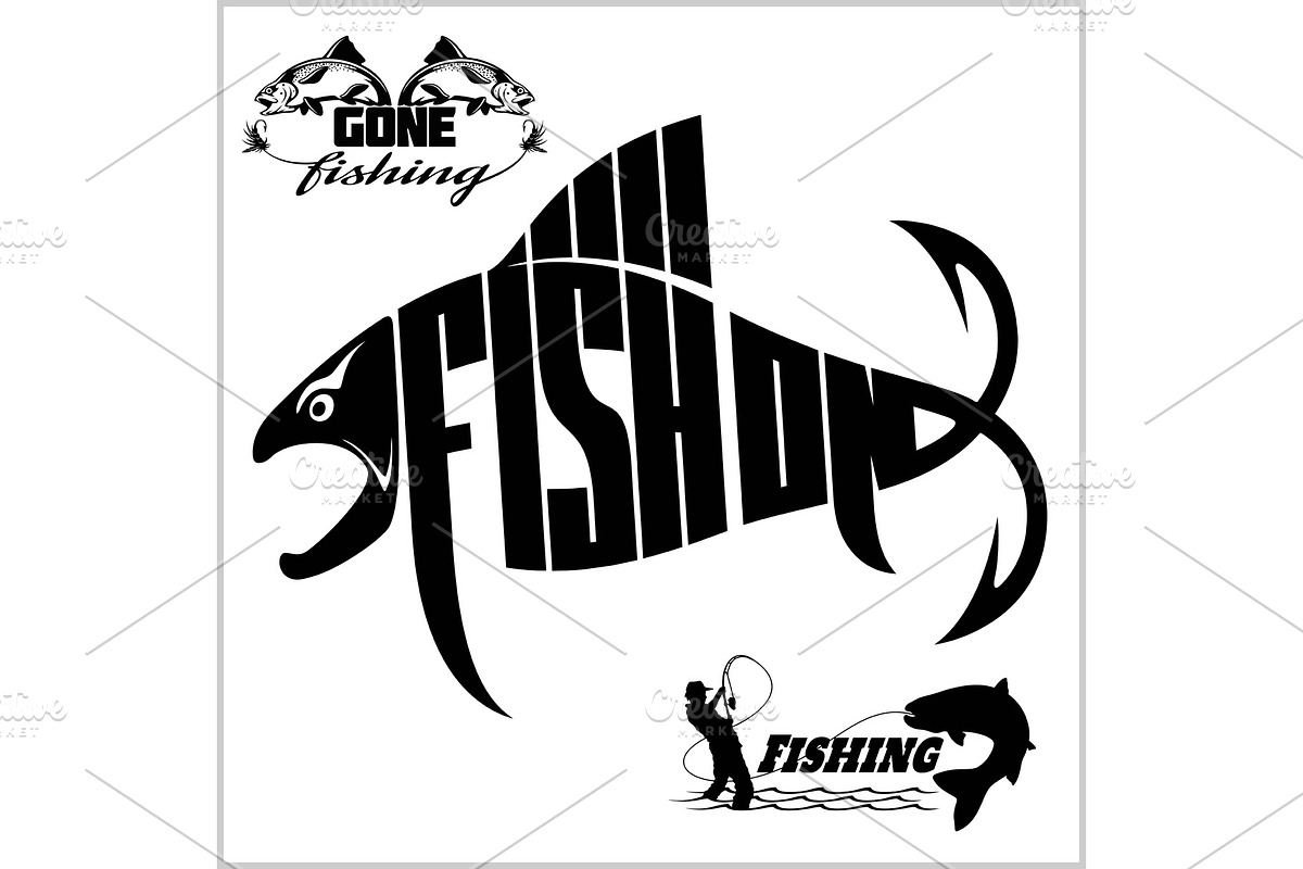 Fishing Logo - vector stock in Illustrations - product preview 8