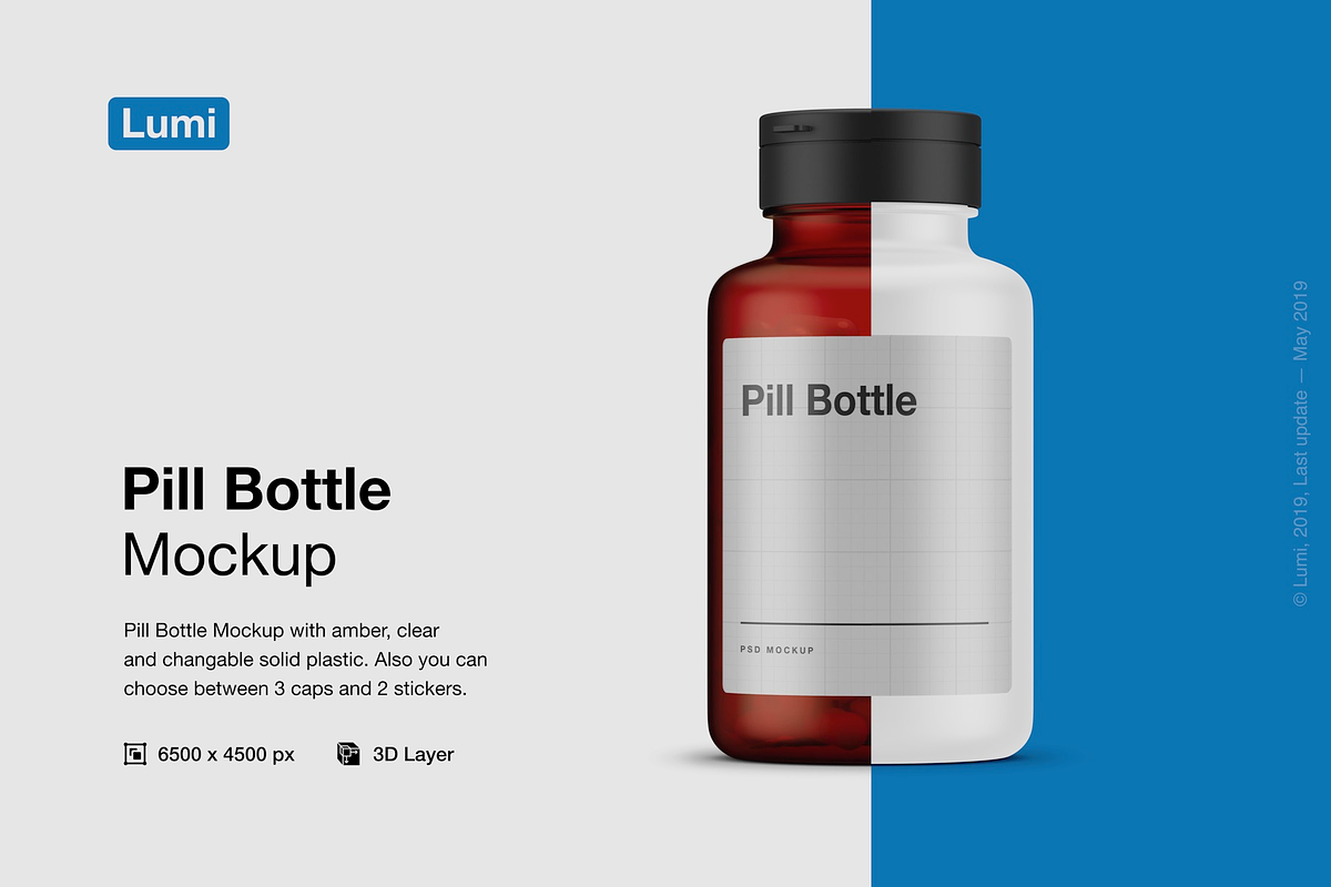 Pill Bottle in Product Mockups - product preview 8