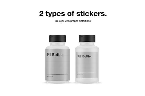 Pill Bottle in Product Mockups - product preview 2