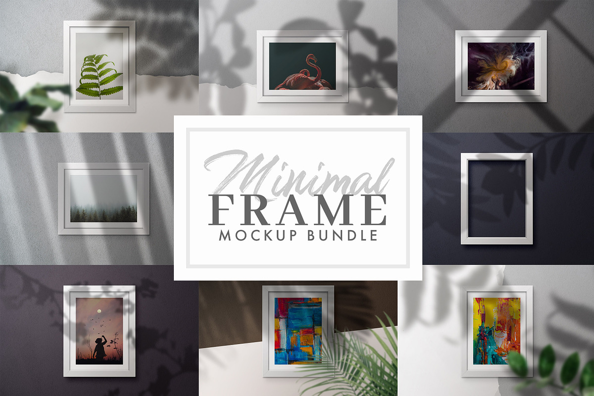 Minimal Frame Mockup Bundle in Presentation Templates - product preview 8