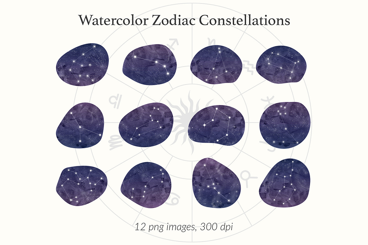 Zodiac Horoscope Stars Set in Graphics - product preview 8