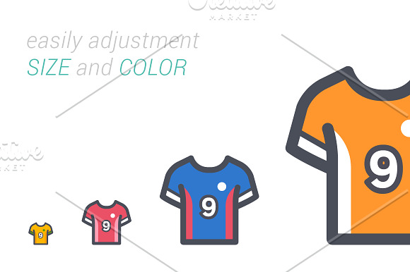 50 Sport & Fitness Full-Color Icon in Sports Icons - product preview 3