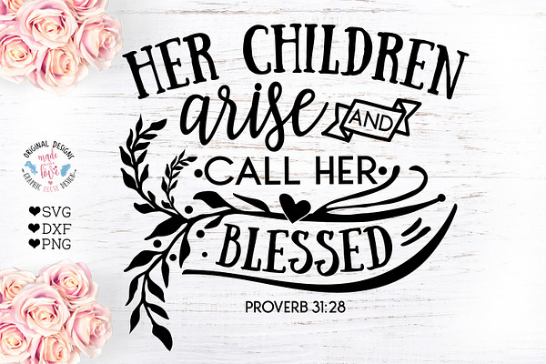Her Children Arise - Mom Quote