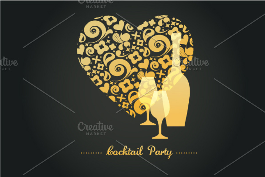 wedding invitation, Valentine's card in Illustrations - product preview 8
