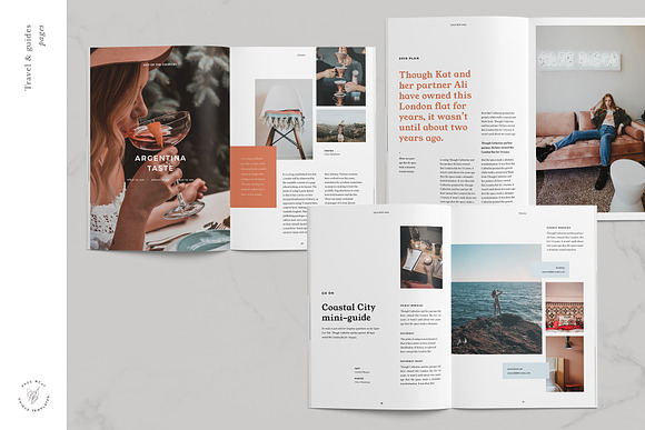 Saunter • Lifestyle Magazine in Magazine Templates - product preview 3