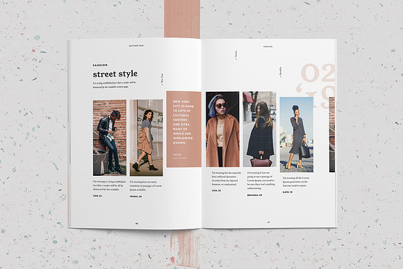 Saunter • Lifestyle Magazine in Magazine Templates - product preview 5