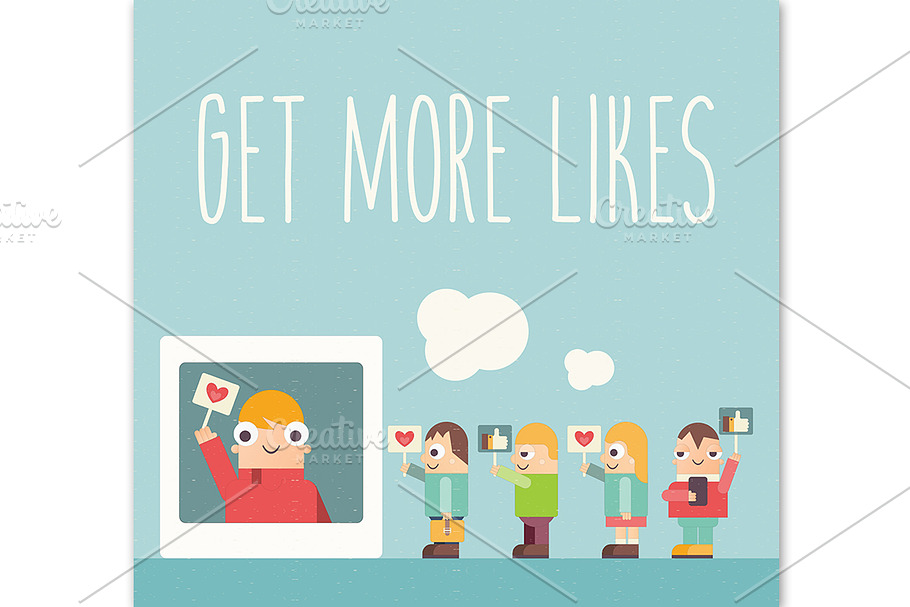 Social Media Poster in Illustrations - product preview 8