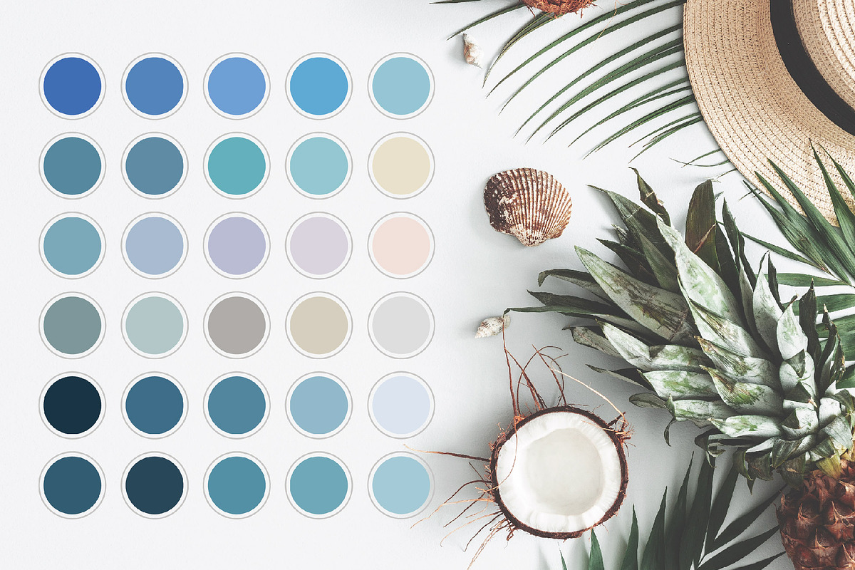 Ocean Blue Instagram Highlight Icons in Summer Icons - product preview 8