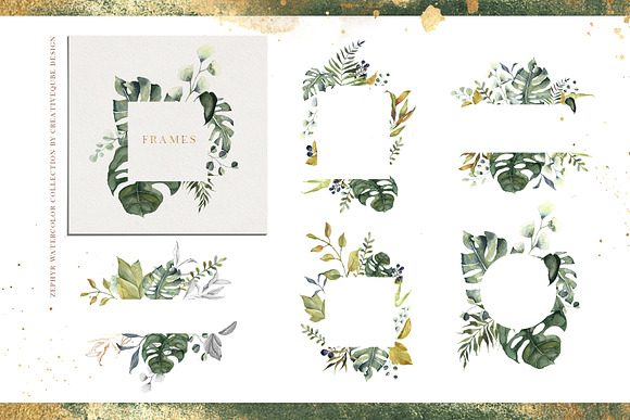 Zephyr Watercolor Collection in Illustrations - product preview 17