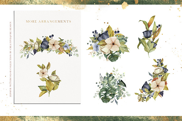 Zephyr Watercolor Collection in Illustrations - product preview 22