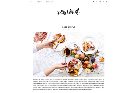 Responsive WP Theme - Rewind in WordPress Blog Themes - product preview 1