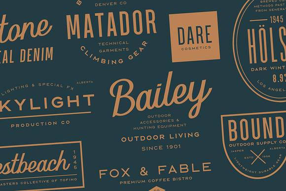 Riverstone Font & Logo Template Pack in Sans-Serif Fonts - product preview 1