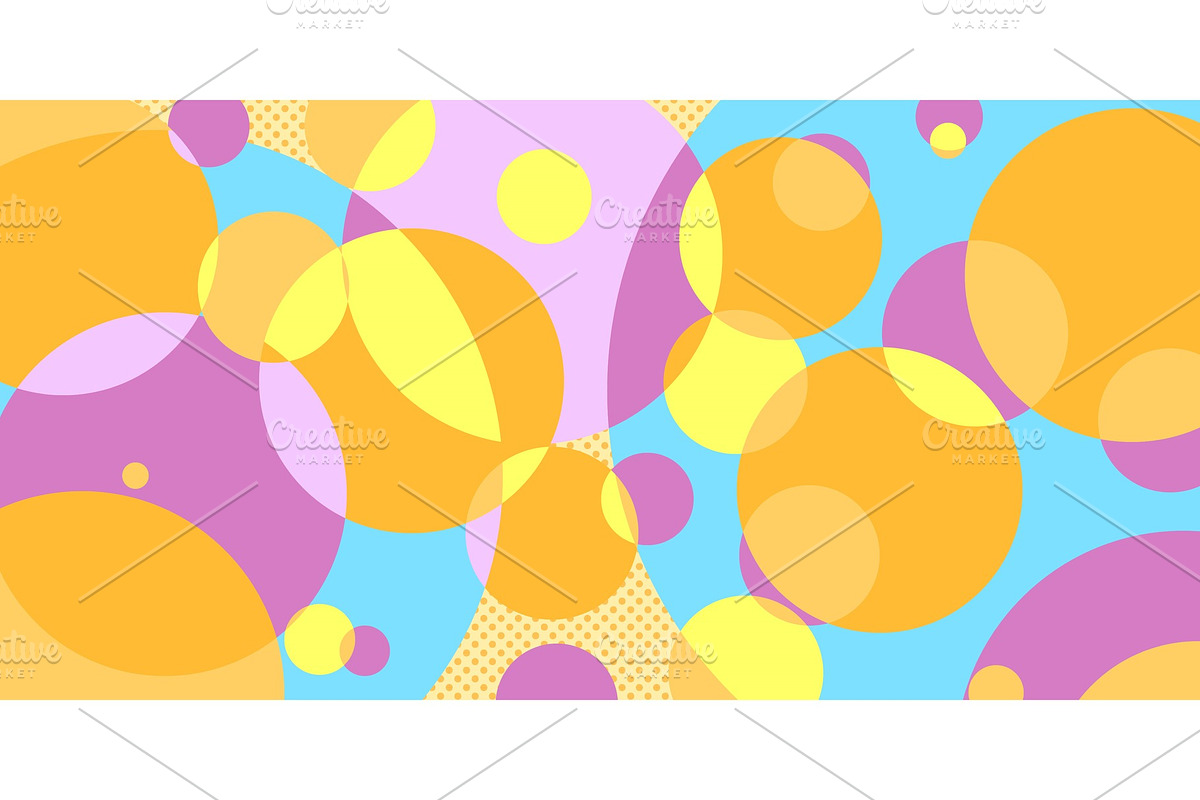 orange circles background in Textures - product preview 8
