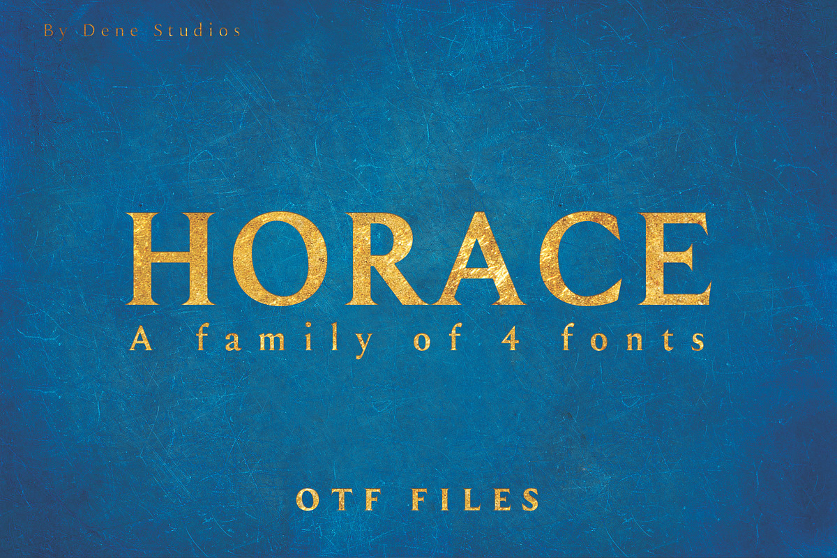 HORACE: A Strong Serif Type in Serif Fonts - product preview 8