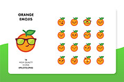 Orange Emoticons