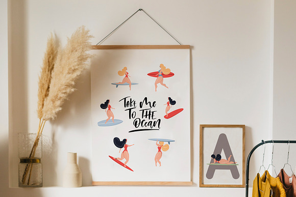 Take me to the ocean. Graphic set in Illustrations - product preview 1