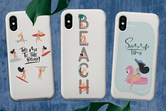 Take me to the ocean. Graphic set in Illustrations - product preview 3