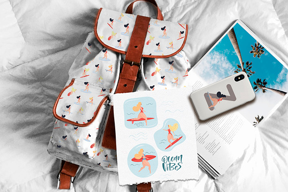 Take me to the ocean. Graphic set in Illustrations - product preview 4