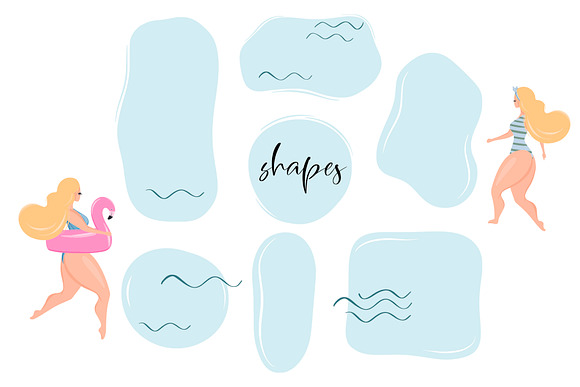 Take me to the ocean. Graphic set in Illustrations - product preview 10