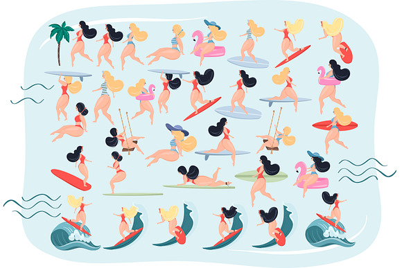 Take me to the ocean. Graphic set in Illustrations - product preview 11