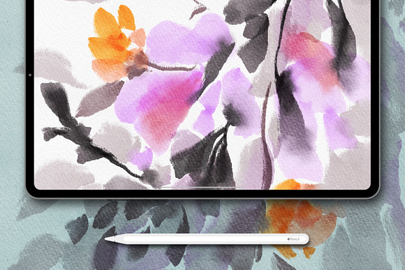 EVERYTHING WATERCOLOUR for Procreate in Add-Ons - product preview 3