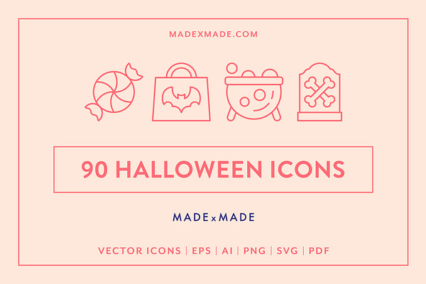 Line Icons – Halloween