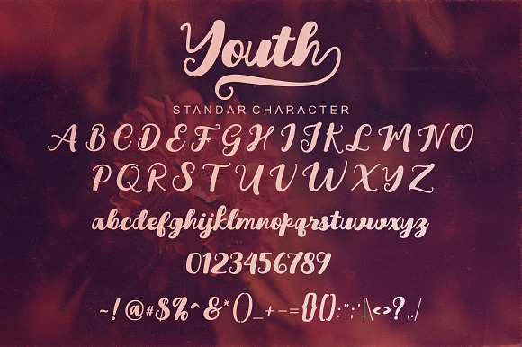 Youth Script Font in Script Fonts - product preview 1