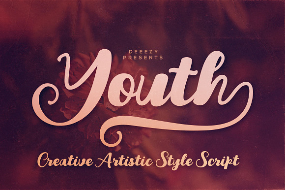 Youth Script Font in Script Fonts - product preview 7