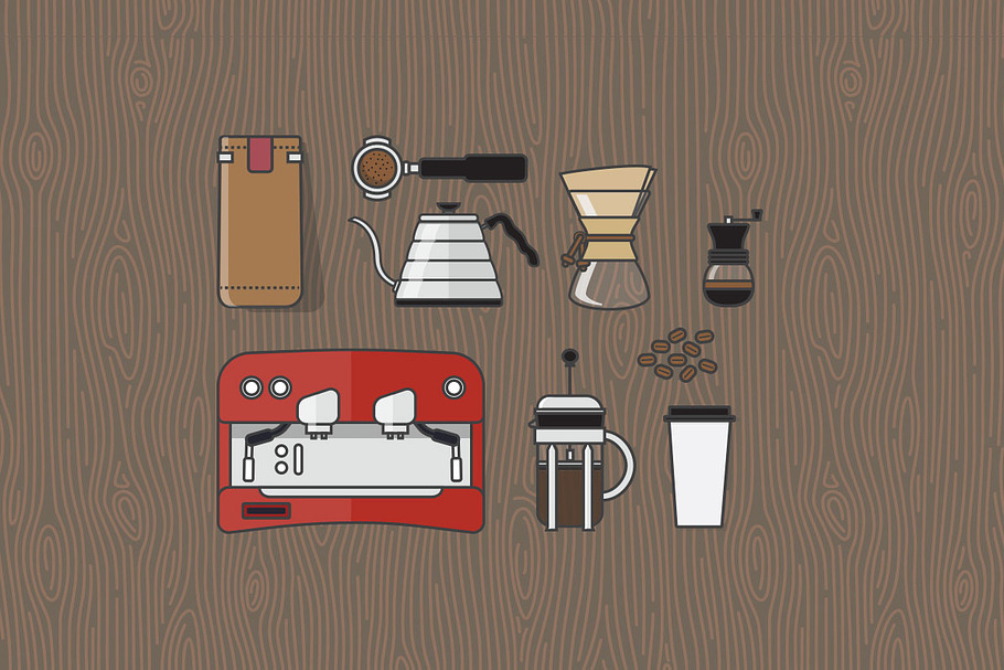 9 Coffee Elements  Part 1 + Bonus