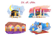 Eid Al Adha Muslim Holiday Thematic