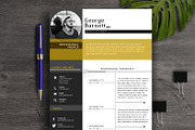 Resume Template 2 Page | CV Template