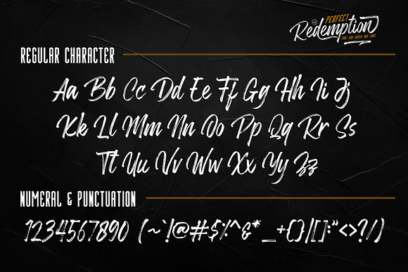 Perfect Redemption - Font Duo+Extras in Blackletter Fonts - product preview 6