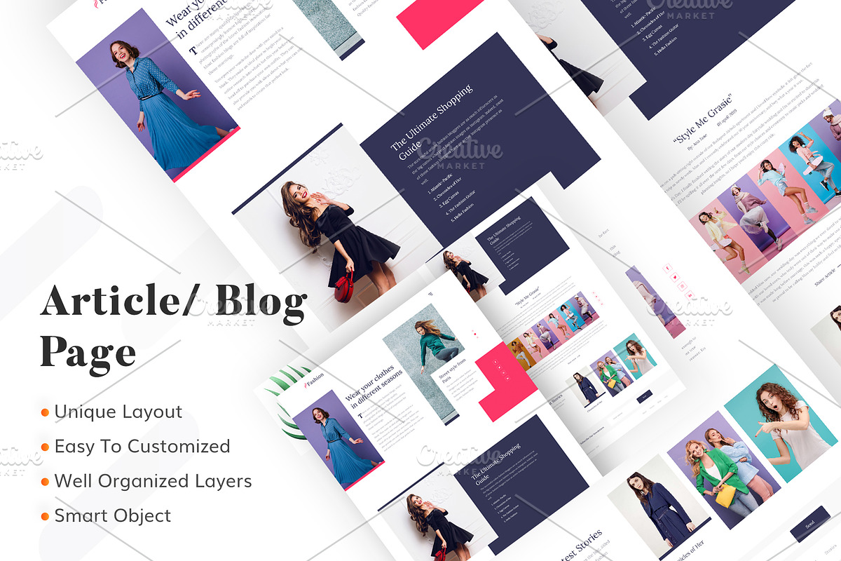 Fashion Blog Details Page in Landing Page Templates - product preview 8