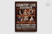 Country Live Flyer Template V6
