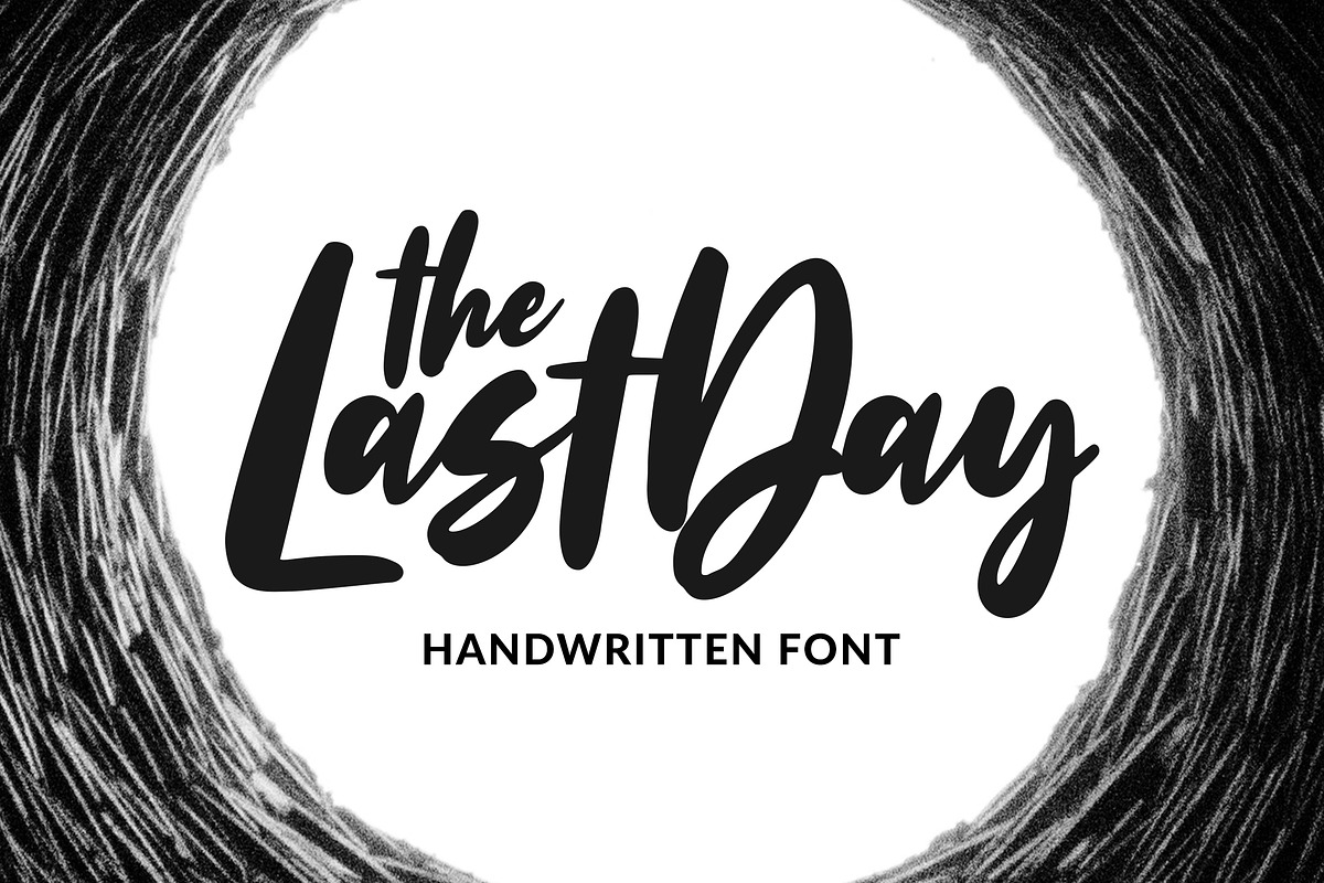 The Last Day in Script Fonts - product preview 8