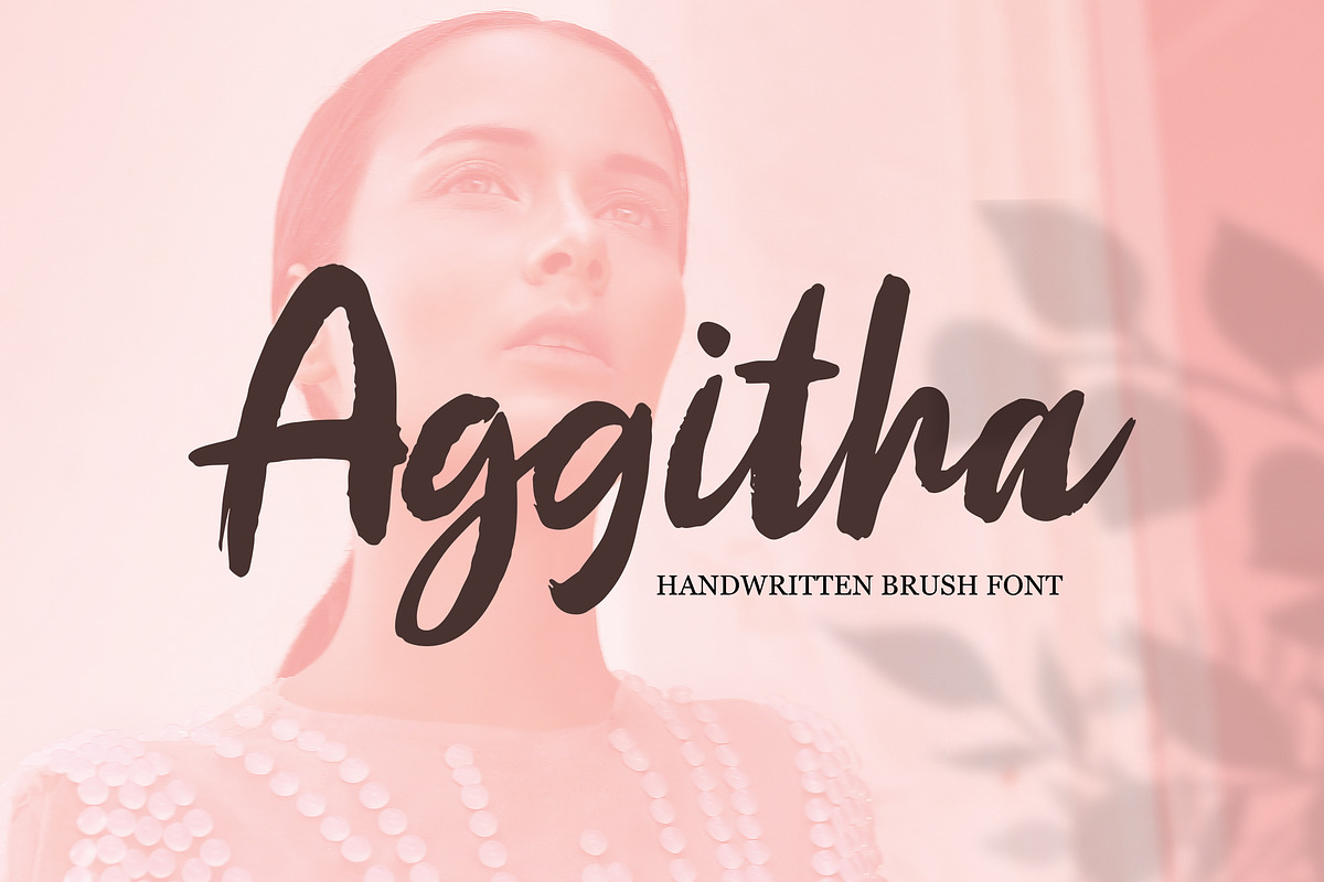 Aggitha in Script Fonts - product preview 8