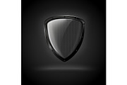 Vector 3d realistic luxury shield