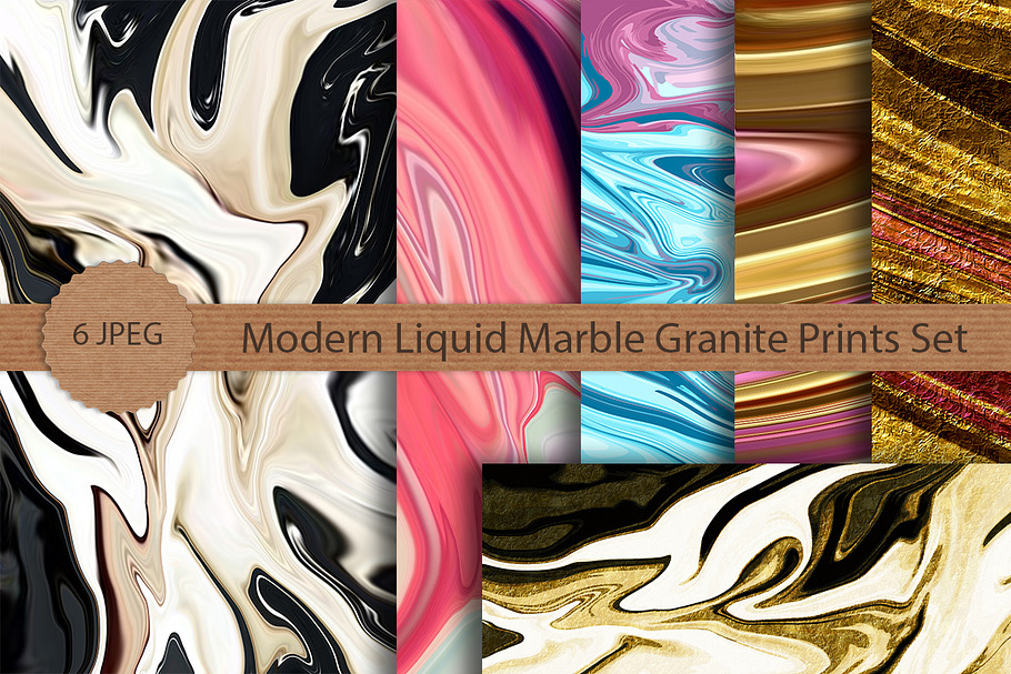 50% OFF Marble Liquid Modern Prints