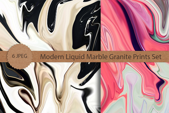 50% OFF Marble Liquid Modern Prints in Textures - product preview 2