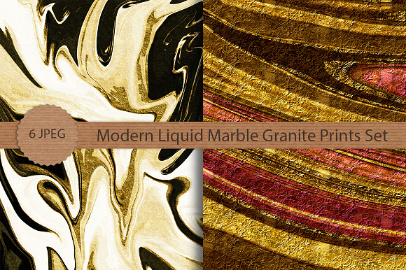 50% OFF Marble Liquid Modern Prints in Textures - product preview 3