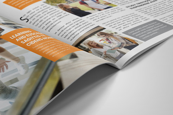 Education Magazine Brochure v1 in Magazine Templates - product preview 4