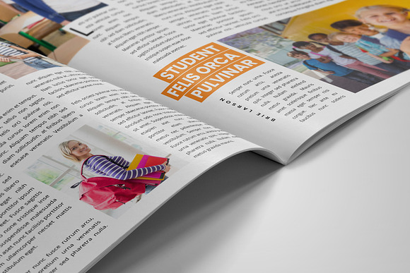 Education Magazine Brochure v1 in Magazine Templates - product preview 7