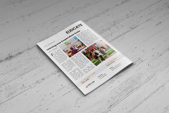 Education Magazine Brochure v1 in Magazine Templates - product preview 10
