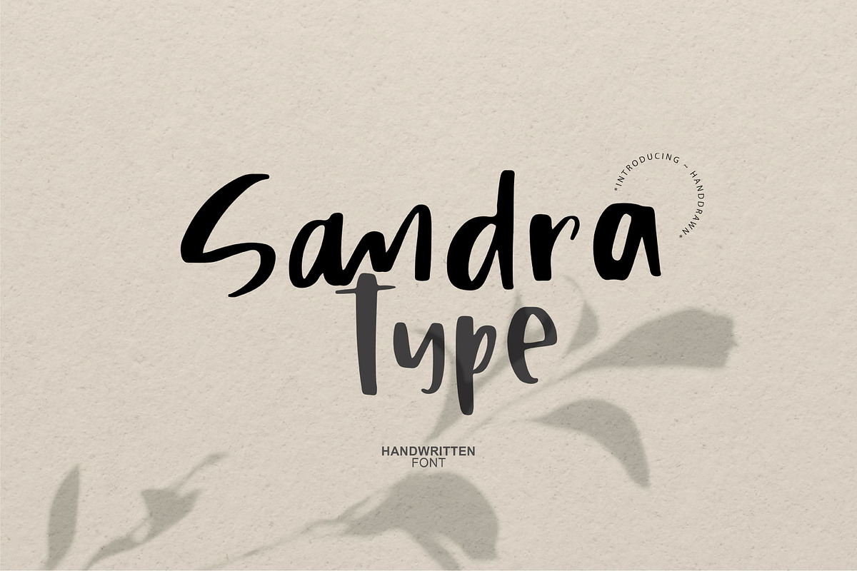 Sandra Type | Handwritten Font in Script Fonts - product preview 8