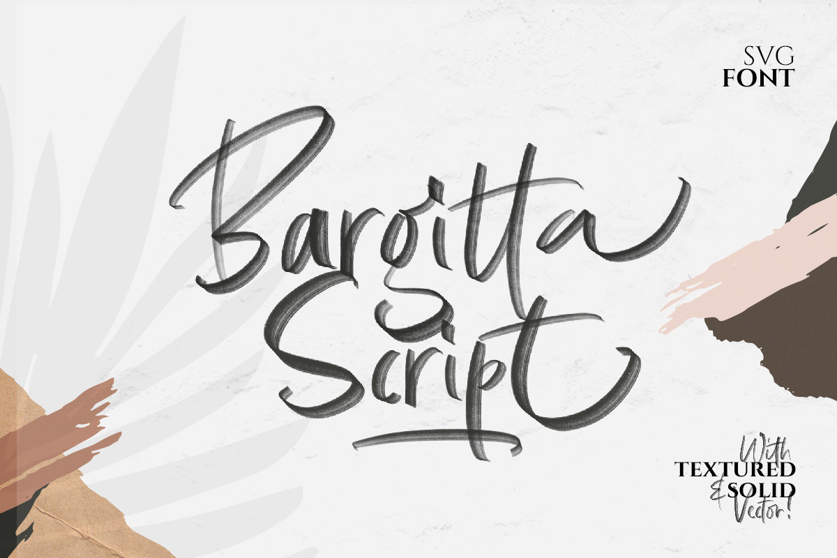 Bargitta Script SVG Font in Display Fonts - product preview 8