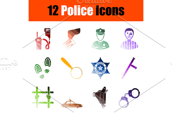 Police Icon Set