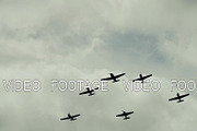 Aerobatic team of light aeroplanes
